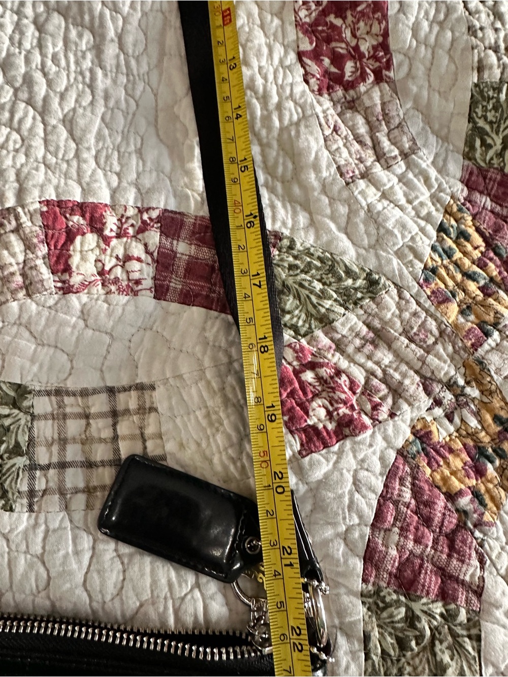 Coach Black and Silver Signature Crossbody Bag - Picture 14 of 14
